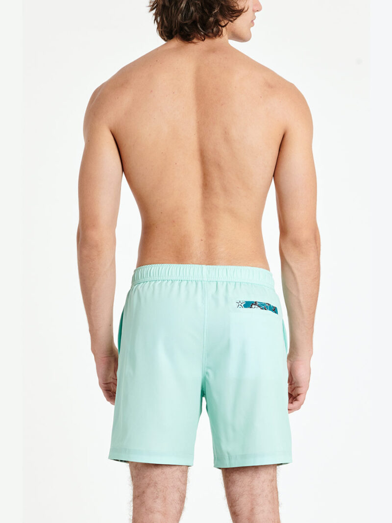 Northcoast Stretchy and comfortable M01145 swim shorts aqua color