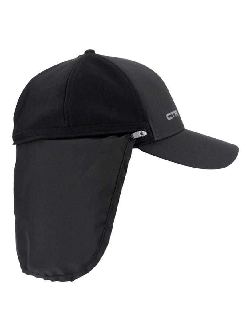 CTR 1353 men's black cap with cape protection for the neck