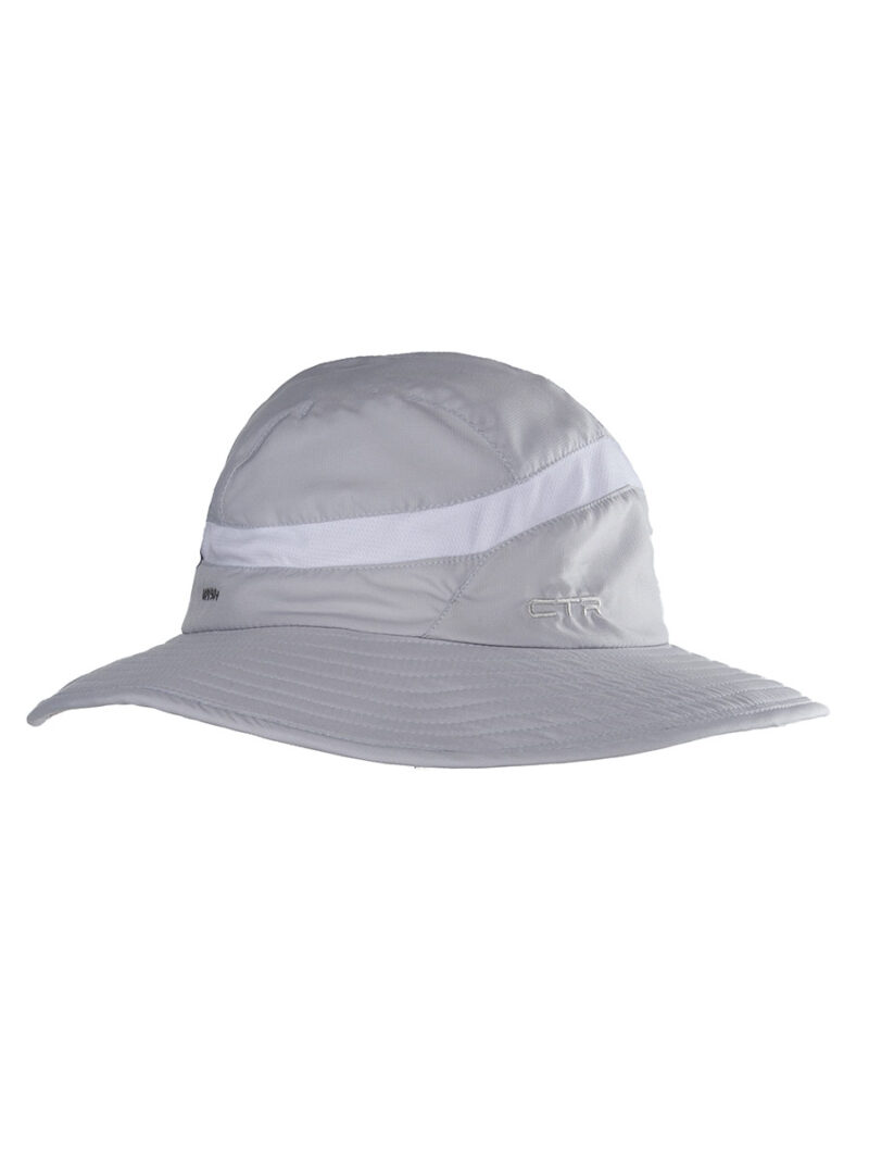 CTR 1367 Packable, Moisture Wicking Hat light grey color