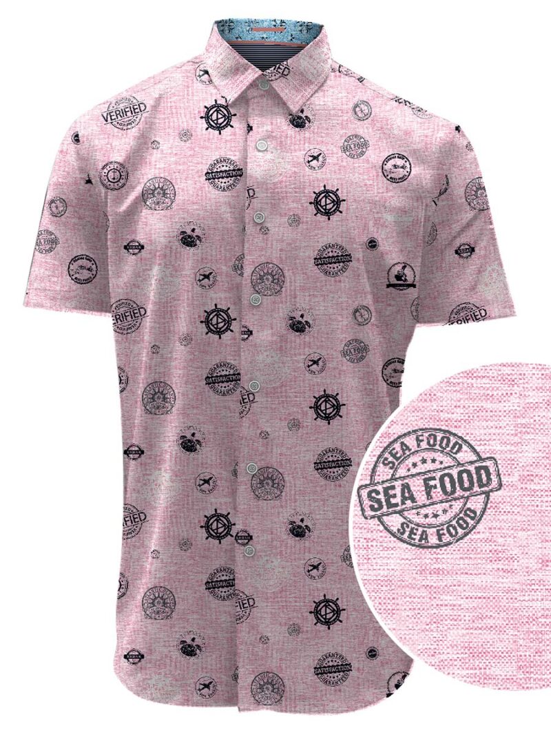 Point Zero shirt 7064402 printed short sleeves pink