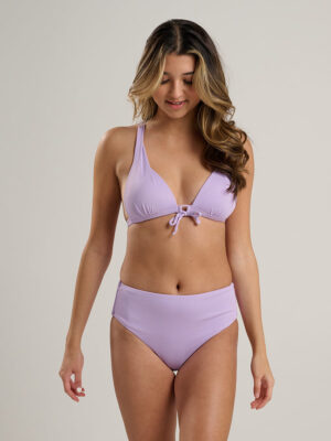 Haut maillot bikini Quintsoul W20833627 style triangle couleur lilas