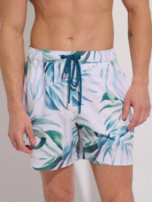 Everyday Sunday jersey shorts ESBEAM01006 printed stretchy and comfortable white combo