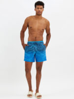 Point Zero 7065329 stretch and comfortable swim shorts printed blue color