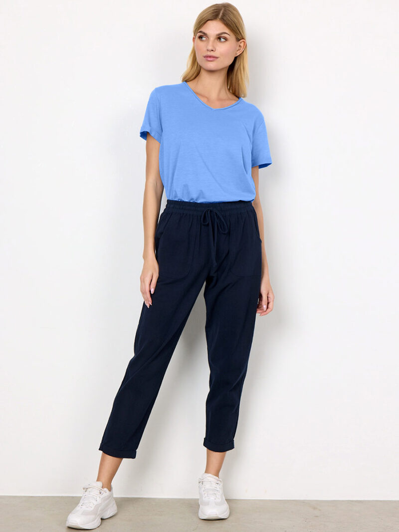 T-shirt Soya Concept PS-24837 manches courte couleur bleu