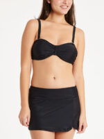 Nass-Eau W01179 bikini top with underwire and removable straps black color