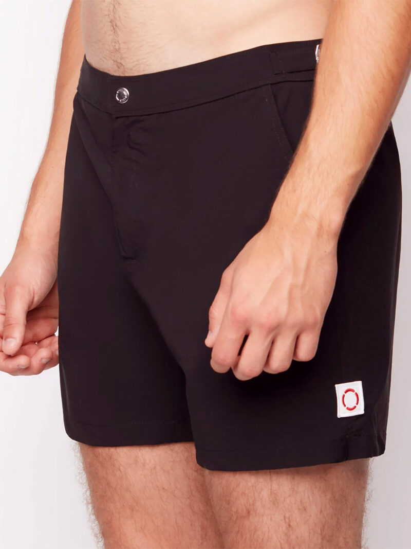 Public Beach PB5602 swim shorts with integrated shorts black color