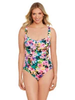 Penbrooke 1 piece swimsuit 60200093 printed with tummy control multicolored combo