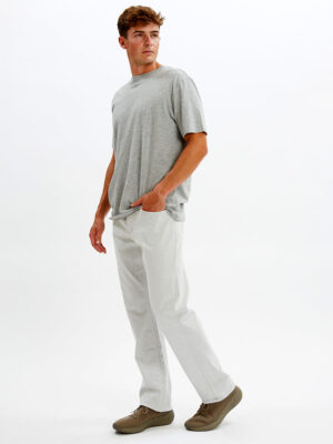 Pantalon Point Zero 7069015 en denim de couleur extensible coupe jeans couleur gris pâle