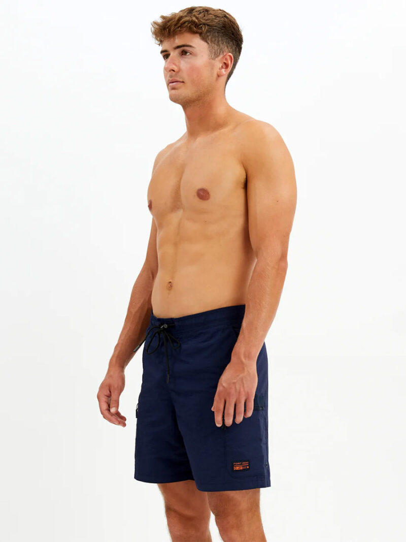 Point Zero swim shorts 7065294 in nylon cargo style navy color