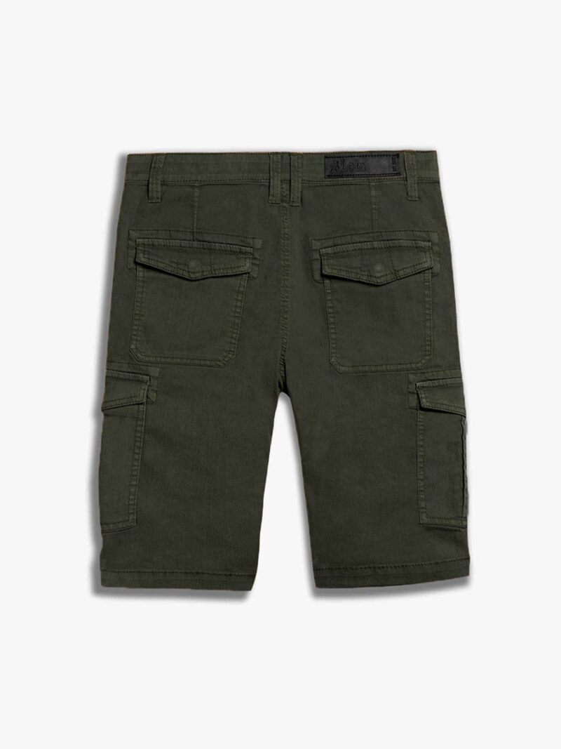 Lois jeans Enrique bermuda 1762770000 in stretchy and comfortable twill olive color