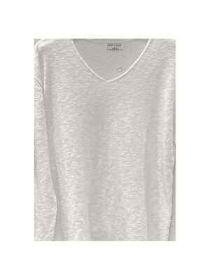 Chandail CyC 231-1500 manches longues en tricot blanc