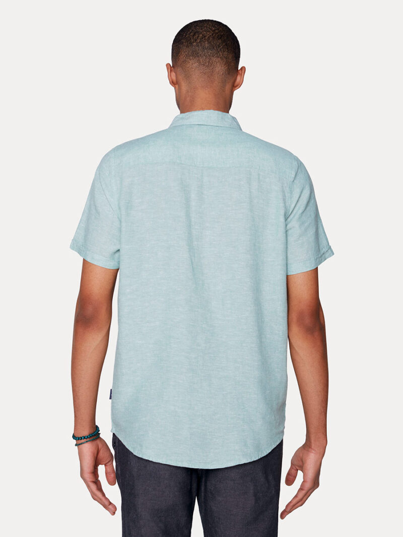 Projek Raw 142210 linen shirt with 1 pocket mint color