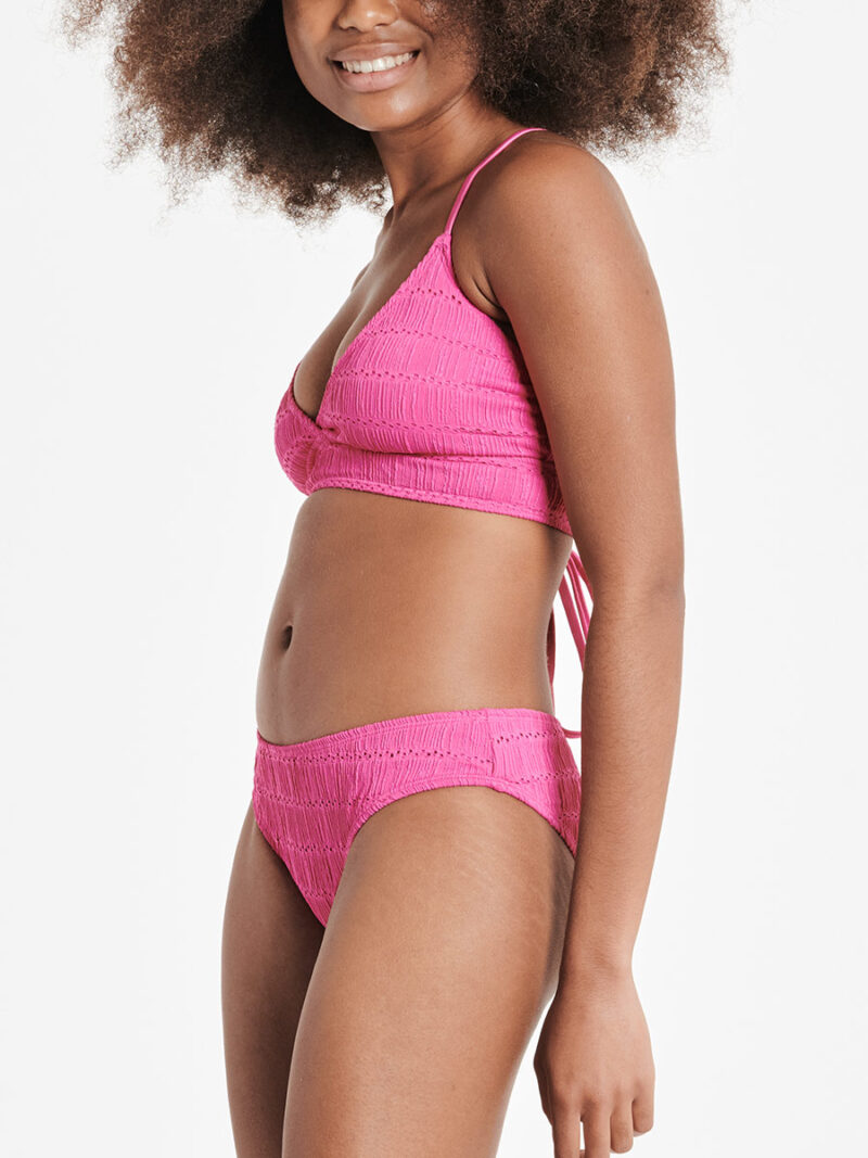 Haut maillot bikini Mandarine MCBEAW01119 Texturé Mix and Match couleur rose