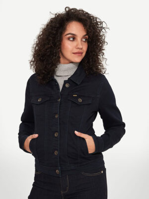 Jacket Jeans Lois 5765-5894-00 en denim extensible coupe classique indigo foncé