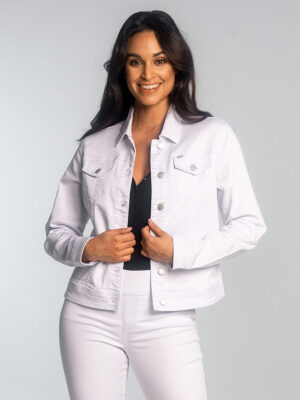 Jacket Lois Jeans 5420-7770-85 en denim blanc extensible et confortable