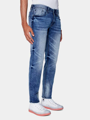 Jeans Projek Raw 142403 coupe Baru régulière en denim extensible et confortable couleur indigo vintage