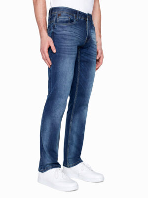 Jeans Projek Raw 142405 coupe Baru régulière en denim extensible et confortable couleur indigo foncé
