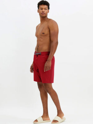 Boardshort Point Zero 7065370 en tissus extensible et confortable couleur rouge