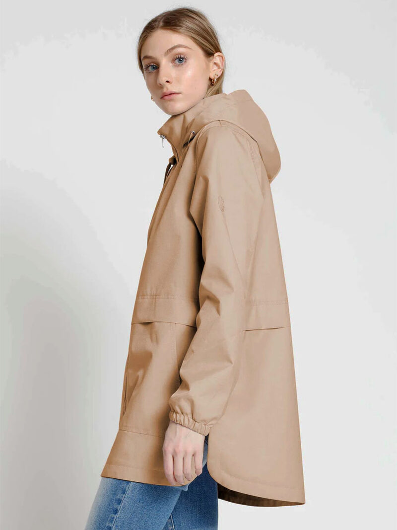 Point Zéro coat 8068510 waterproof with hood beige
