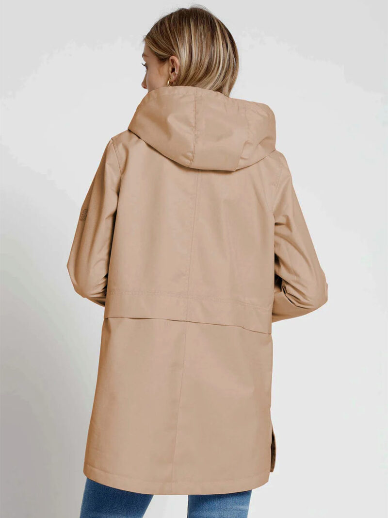 Point Zéro coat 8068510 waterproof with hood beige