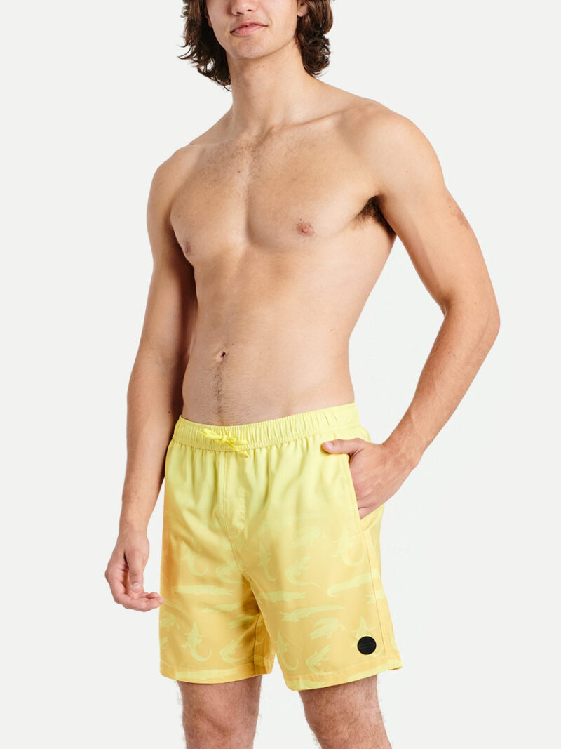 Northcoast NCBEAM01144 Jersey Shorts printed stretchy and comfortable yellow combo