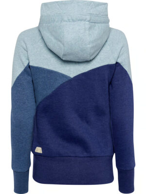 Sweatshirt Ragwear 2331-30017 avec capuchon et découpes de couleur marine