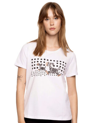 T-shirt Coco Y Club 231-2209 manches courtes imprimé 3D
