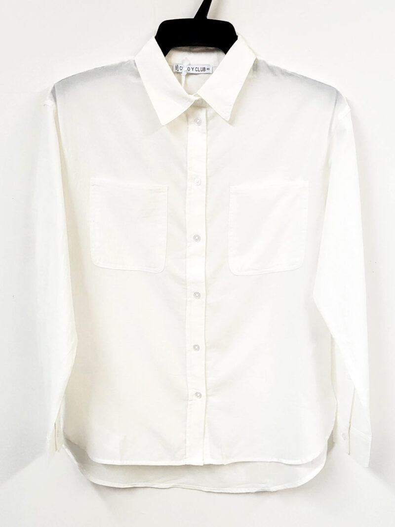 Blouse CyC 231-1829 manches convertibles off white