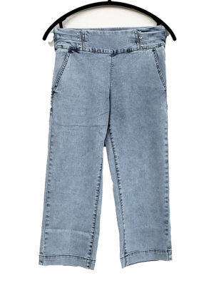 Jeans CYC 231-1303 7/8 jambes larges enfilable bleu pâle