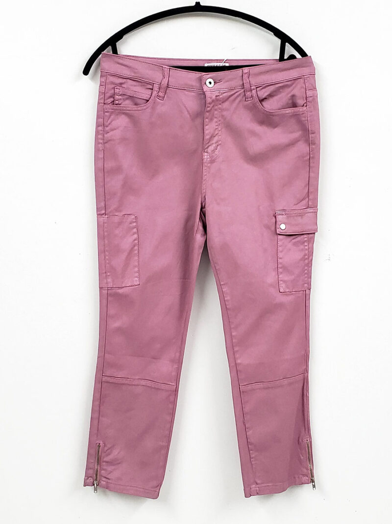 Pantalon 231-1310 CYC cargo 7/8 extensible et confortable couleur lavande