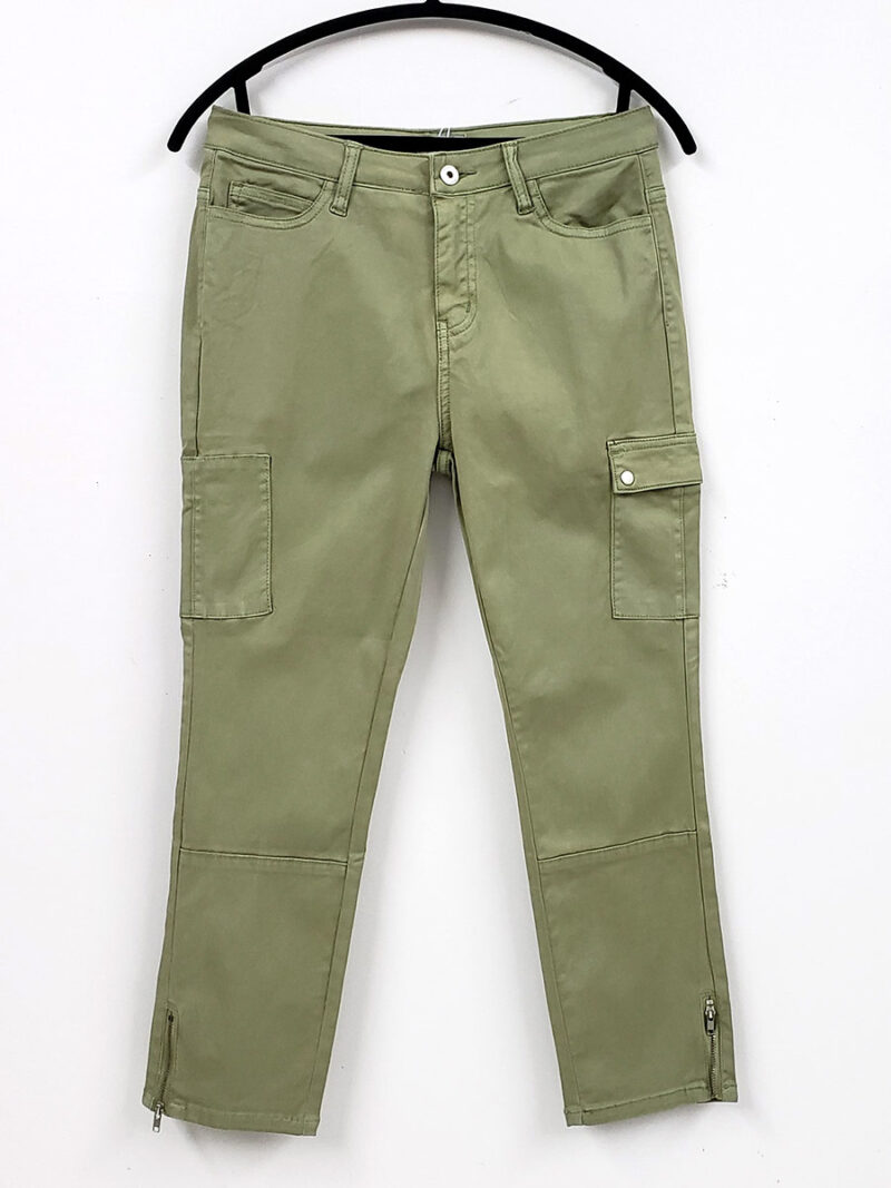 Pantalon CYC 231-1310 cargo 7/8 extensible et confortable couleur vert
