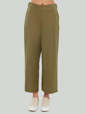 Pantalon Dex 2122712D ample et léger taille élastique couleur vert