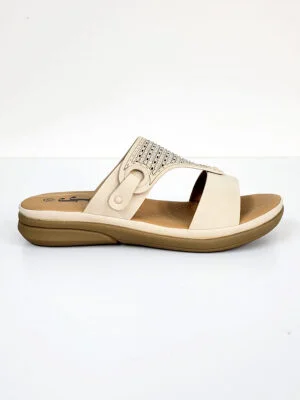 Sandale J.J's FOOTWEAR S-1335 semelle confortable beige