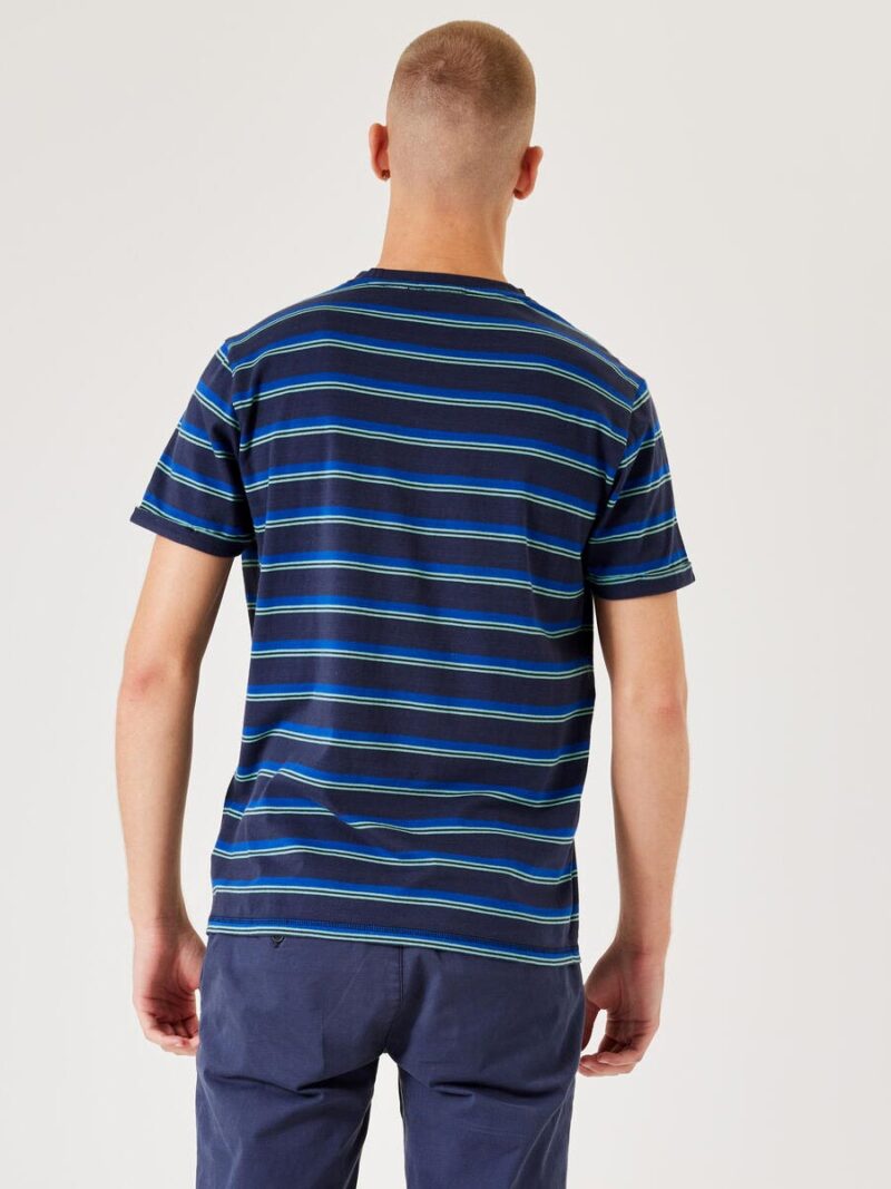 Garcia C31003 short sleeve t-shirt with navy stripes