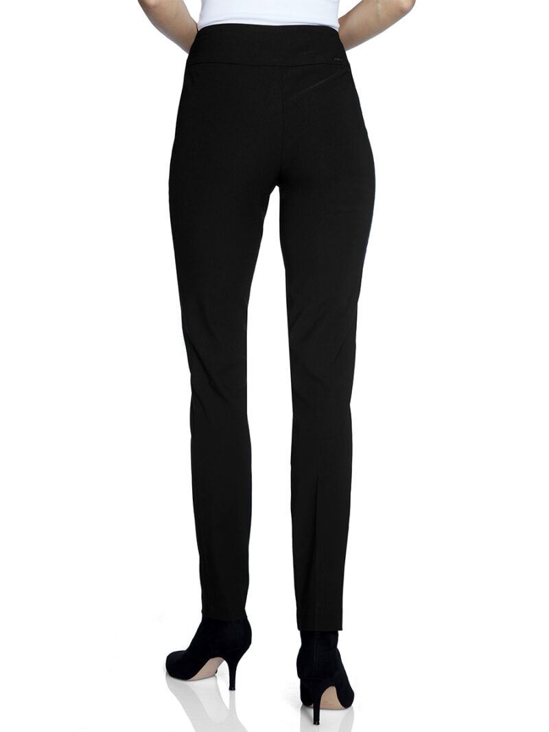Up black Pants 64562A stretchy and comfortable with pull-on waist