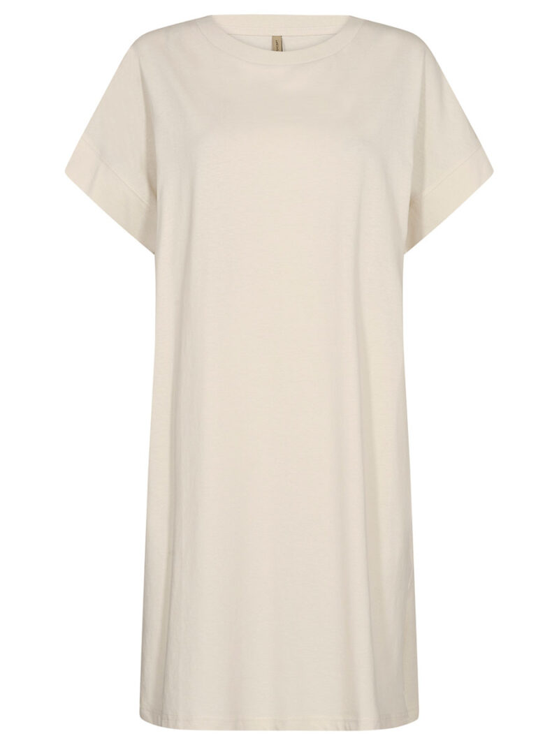 Soya Concept dress 2S-26080 short sleeves cream color