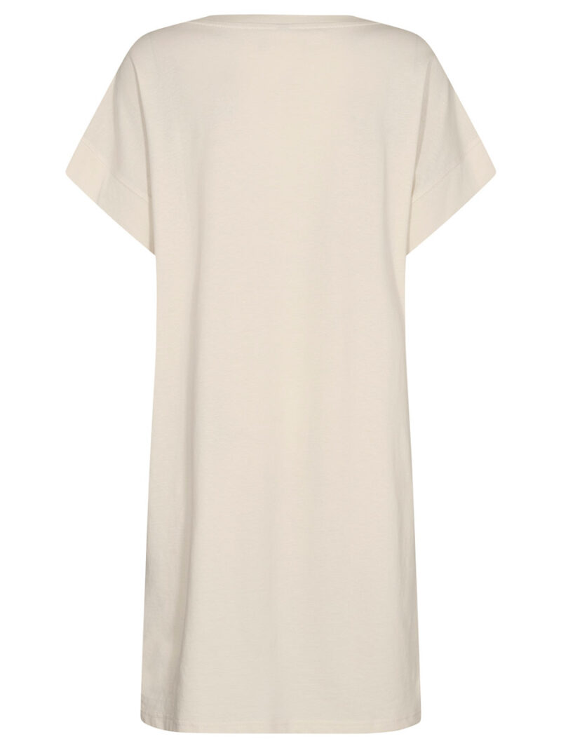 Soya Concept dress 2S-26080 short sleeves cream color