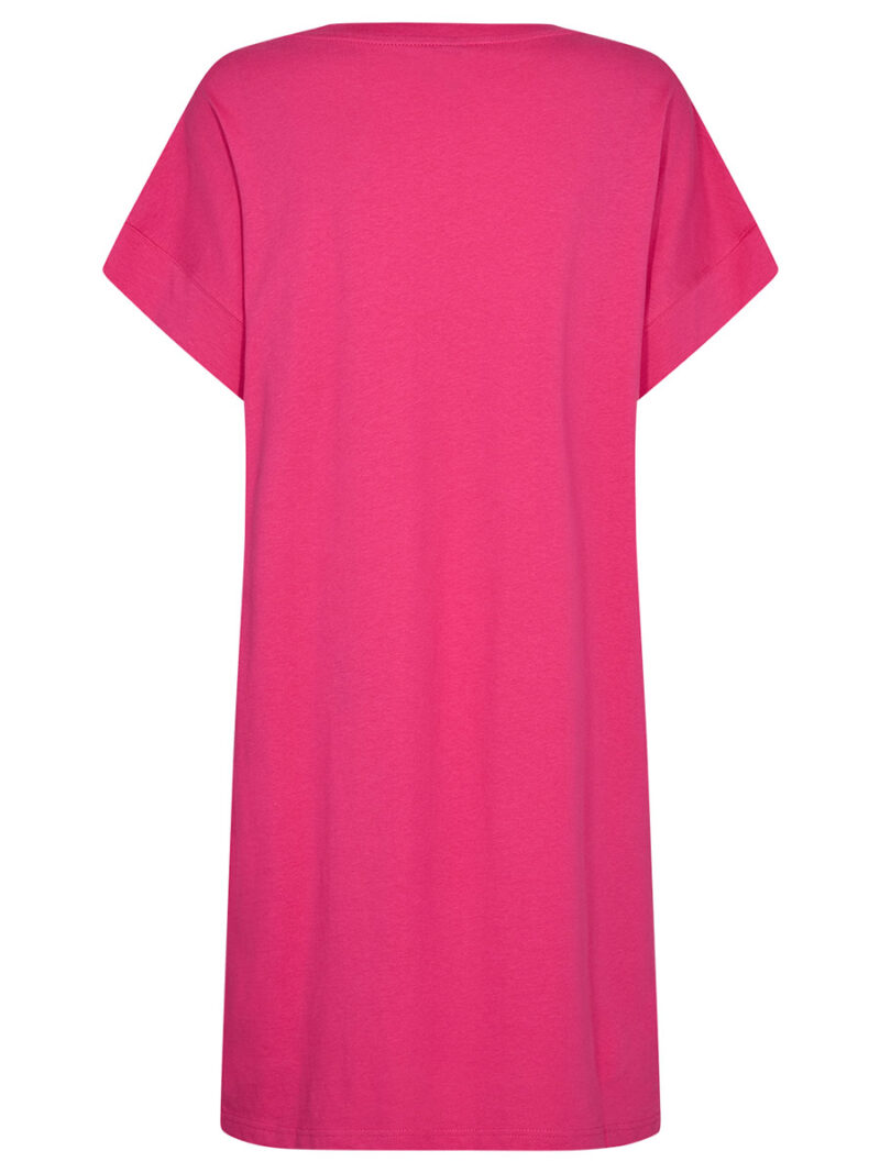 Soya Concept dress 2S-26080 short sleeves fuchsia color