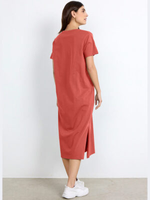 Robe longue T-shirt Soya concept # 2s-25691 couleur rouille