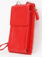 Caracol 7096 multifunctional phone purse red color