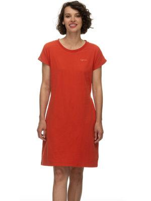 Ragwear dress ALISAH ORGANIC GOTS 2311-20057 short sleeve orange color