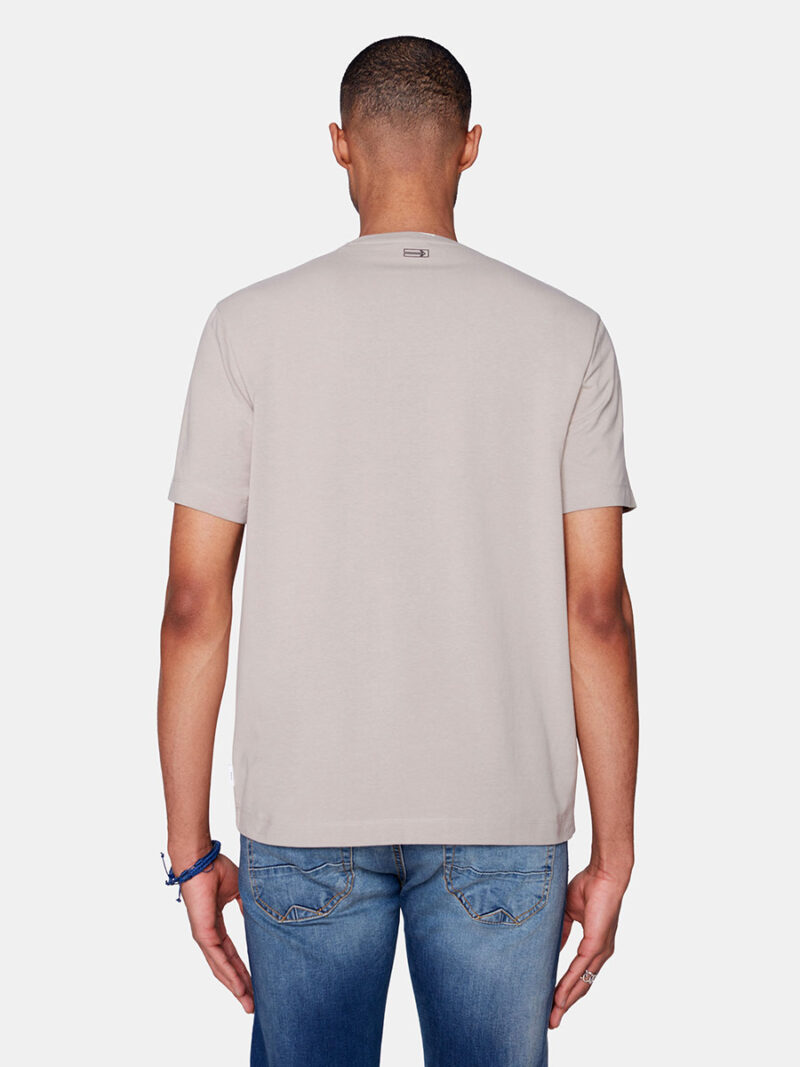 T-shirt Projek Raw 142795 manches courtes couleur champignon