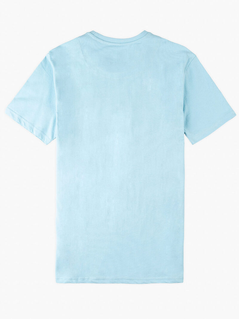 T-shirt Losan 311-1204 manches courtes imprimé bleu pâle