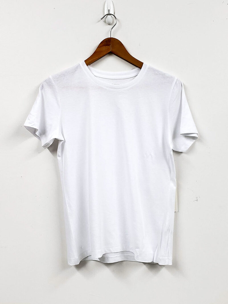 T-shirt Point Zero 8064525 manches courtes  en coton blanc