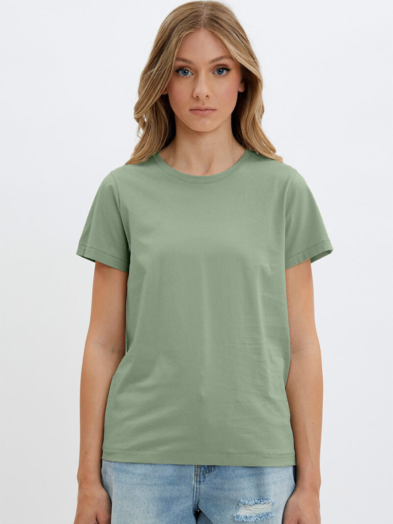 T-shirt Point Zero 8064525 manches courtes  en coton pistache