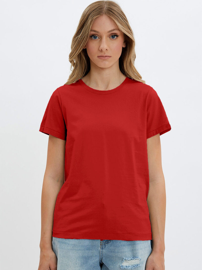 T-shirt Point Zero 8064525 manches courtes  en coton rouge