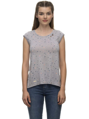 T-shirt Ragwear DOMINNICA 2311-10018 manches courtes imprimé combo gris