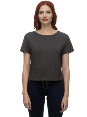 T-shirt Ragwear NICKA 2311-10031 manches courtes noir