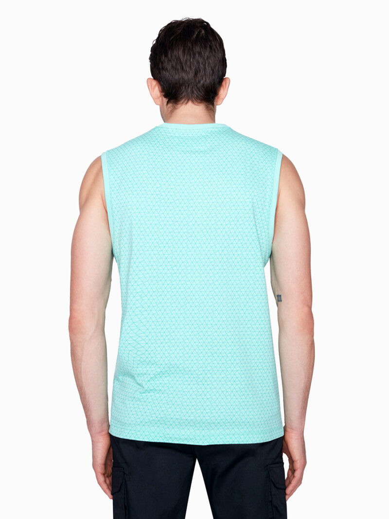 Projek Raw tank top 142758 in printed cotton mint color