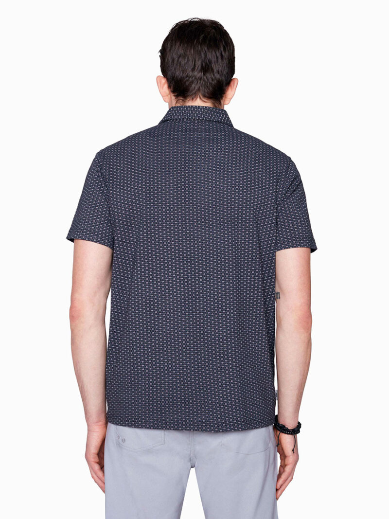 Projek Raw Polo 142310 printed short sleeves black combo